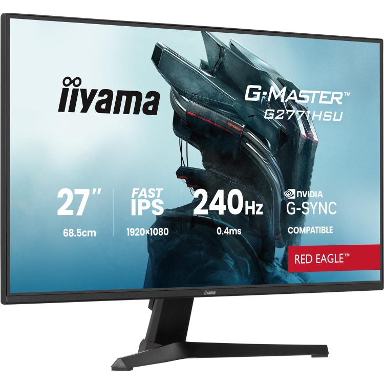 iiyama G-MASTER G2771HSU-B1 27" IPS Full HD 240Hz 0.4ms Gaming Monitor