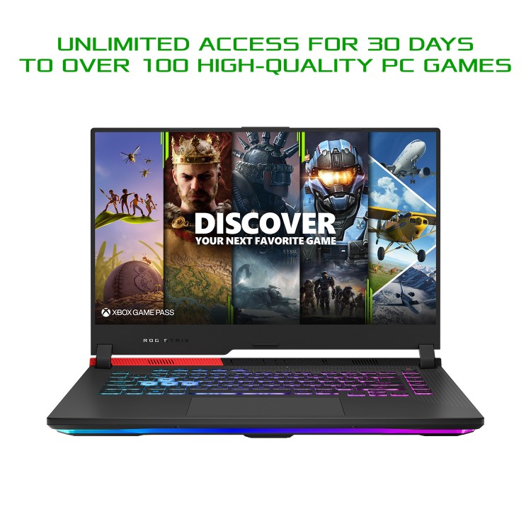 Asus ROG STRIX G15 G513 AMD Ryzen 7-5800H 16GB 512GB SSD 15.6 Inch FHD 144Hz GeForce RTX 3060 6GB Windows 10 Gaming Laptop