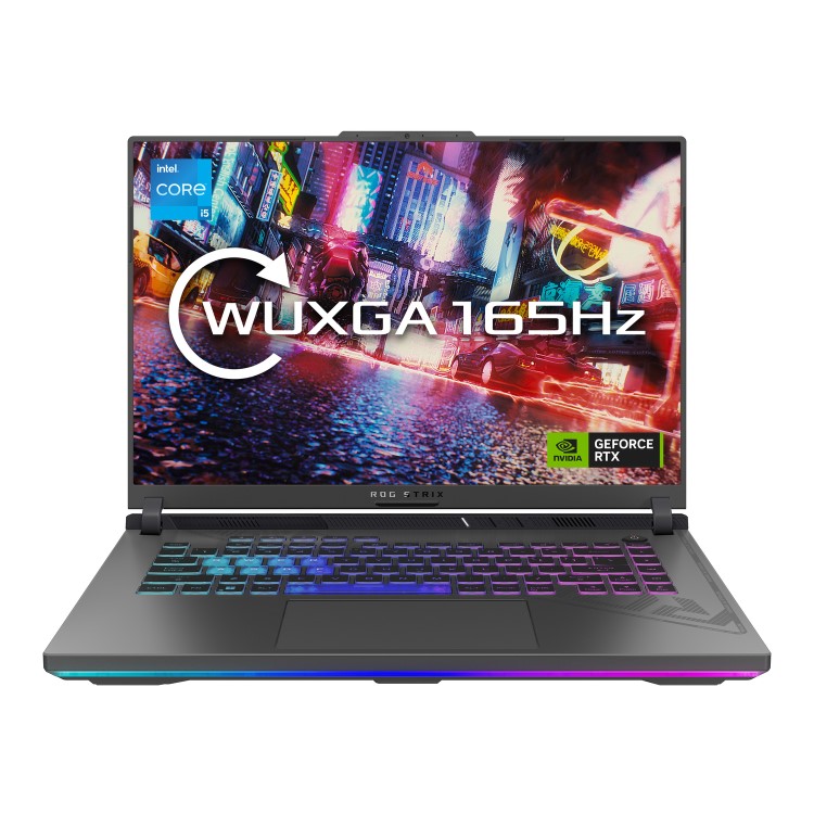 Refurbished Asus ROG Strix G16 Core i5 16GB 512GB RTX 4060 16 Inch Windows 11 Gaming Laptop