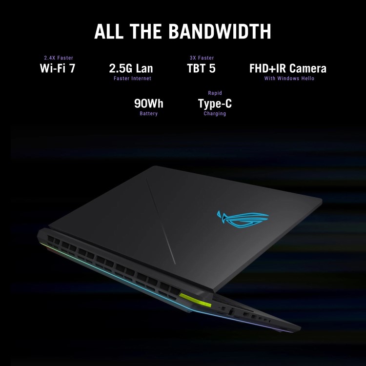 ASUS ROG Strix G18 Intel Core Ultra 9 32GB RAM 2TB SSD GeForce RTX 5080 240Hz 18 Inch Windows 11 Gaming Laptop