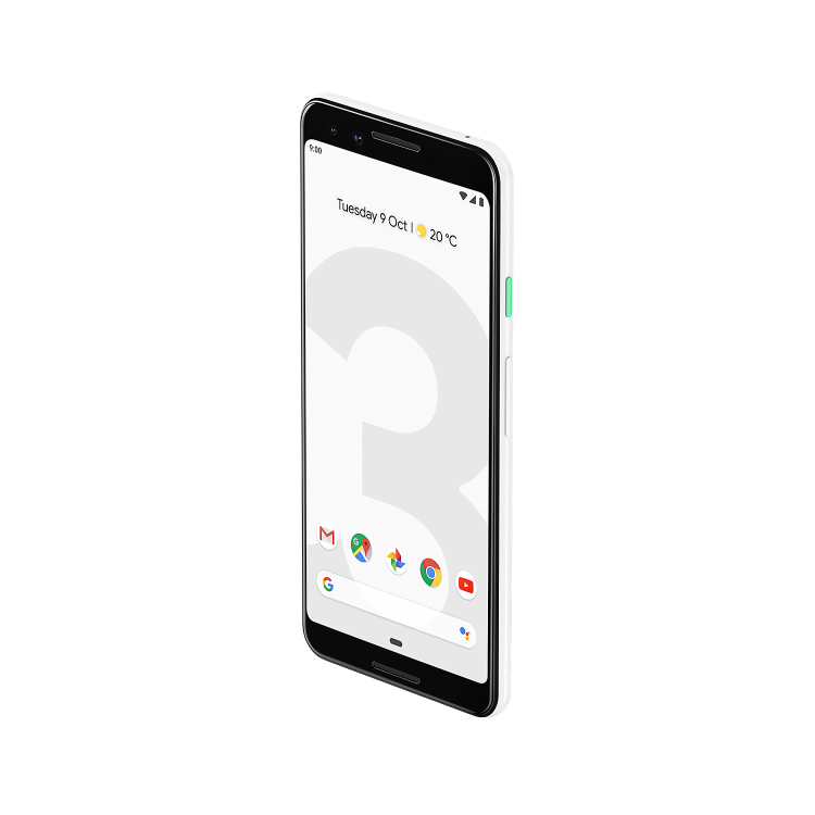 Google Pixel 3 Clearly White 5.5" 64GB 4G Unlocked & SIM Free