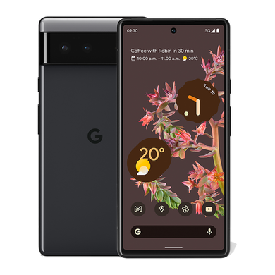 Refurbished Google Pixel 6 Stormy Black 6.4" 128GB 5G Unlocked & SIM Free Smartphone