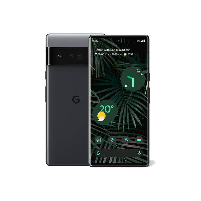 Refurbished Google Pixel 6 Pro Stormy Black 6.7" 256GB 5G Unlocked & SIM Free Smartphone
