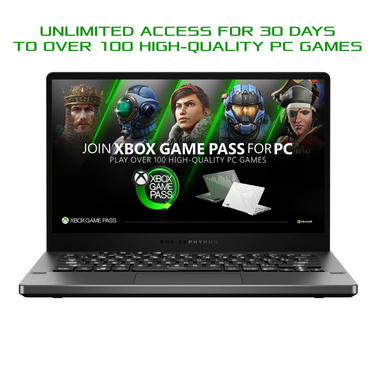 Asus ROG Zephyrus G14 GA401II Ryzen 5-4600HS 8GB 512GB SSD 14 Inch GeForce GTX 1650Ti 4GB Windows 10 Gaming Laptop