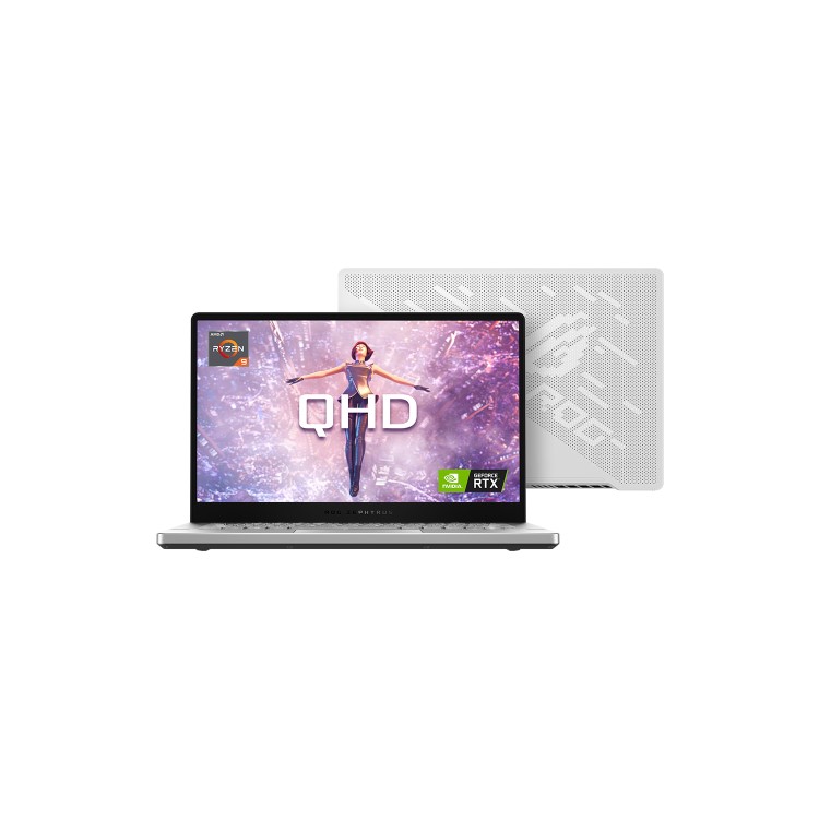 Asus ROG Zephyrus G14 AMD Ryzen 9-4900H 16GB 1TB SSD 14 Inch FHD GeForce RTX 2060 6GB Windows 10 Gaming Laptop - Moonlight White