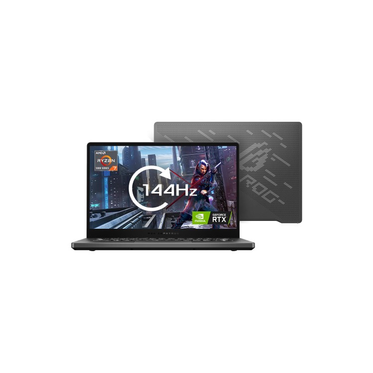 Asus ROG Zephyrus G14 GA401 AMD Ryzen 7-5800HS 16GB 1TB SSD 14 Inch FHD 144Hz GeForce RTX 3060 6GB Windows 10 Gaming Laptop