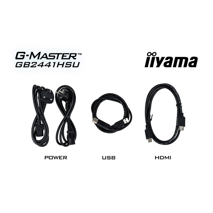 iiyama G-MASTER GB2441HSU 24" IPS Full HD 144Hz 1ms Gaming Monitor