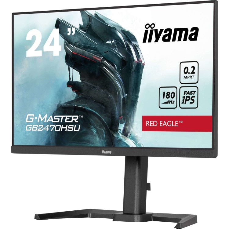 iiyama GB2470HSU G-Master 24" IPS Full HD 180Hz 0.2ms Gaming Monitor 