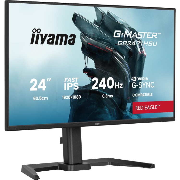 iiyama G-MASTER GB2471HSU 24" IPS Full HD 240Hz 0.3ms Gaming Monitor