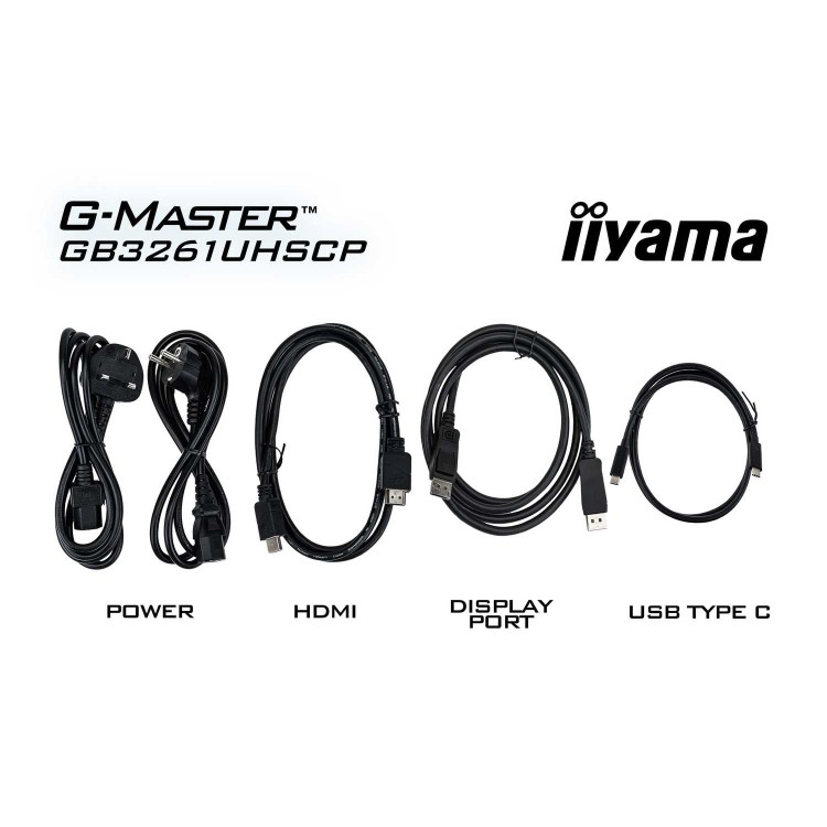 iiyama G-Master GB3261UHSCP 32" VA 4K UHD 144Hz 0.6ms USB-C KVM Gaming Monitor