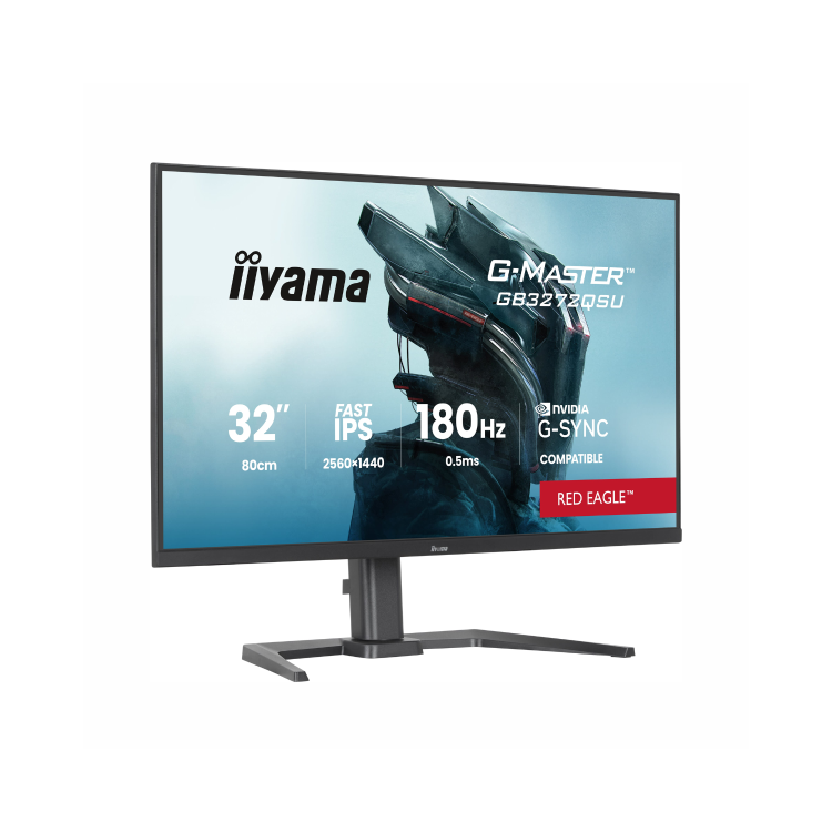 iiyama G-Master GB3272QSU 32" Fast IPS QHD 180Hz 0.5ms Gaming Monitor