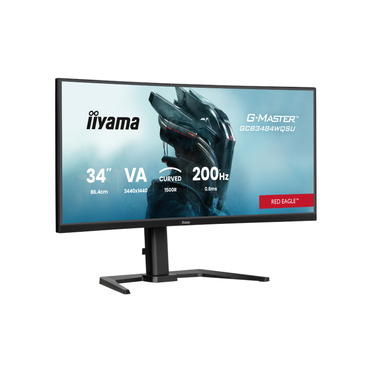 iiyama G-MASTER Red Eagle GCB3484WQSU-B2 34" VA UWQHD 400Hz 0.6ms Curved Gaming Monitor