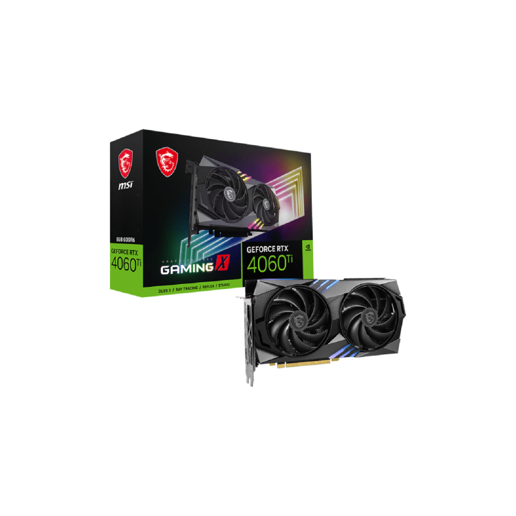 MSI NVIDIA GeForce RTX 4060 Ti GAMING X 8GB GDDR6 Graphics Card