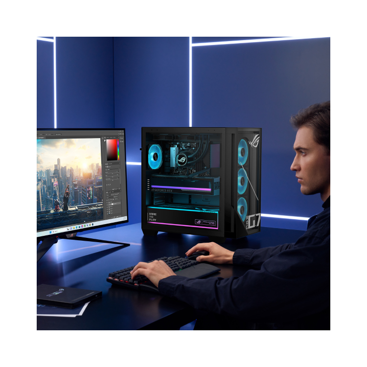 ASUS ROG G700 Tower AMD Ryzen 7 9800X3D 64GB RAM 2TB SSD RTX 5080 Windows 11 Gaming PC