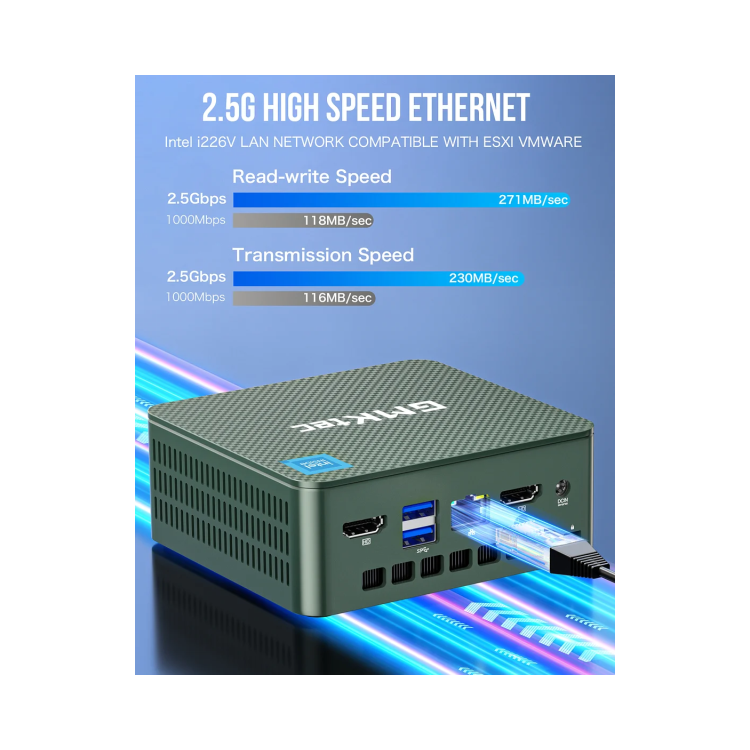 GMKTec NucBox G3 Plus Intel N150 16GB RAM 512GB SSD Windows 11 Pro Mini PC