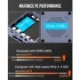 GMKTec NucBox K6 AMD Ryzen 7-7840HS 16GB RAM 1TB SSD Windows 11 Pro Desktop PC