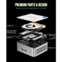 GMKTec NucBox M3 Intel Core i5-12450H 16GB RAM 512GB SSD Windows 11 Pro Desktop PC