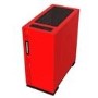 Game Max Expedition Red Gaming Matx PC Case Rear LED Fan & Full Side Window