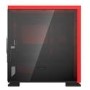 Game Max Expedition Red Gaming Matx PC Case Rear LED Fan & Full Side Window