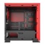 Game Max Expedition Red Gaming Matx PC Case Rear LED Fan & Full Side Window
