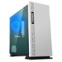 Game Max Expedition White Gaming Matx PC Case Rear LED Fan & Full Side Window