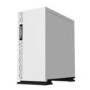 Game Max Expedition White Gaming Matx PC Case Rear LED Fan & Full Side Window