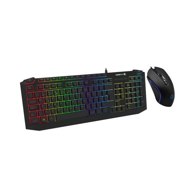 Game Max Pulse Kit 7 Colour RGB Keyboard with Pulsing LED Mouse