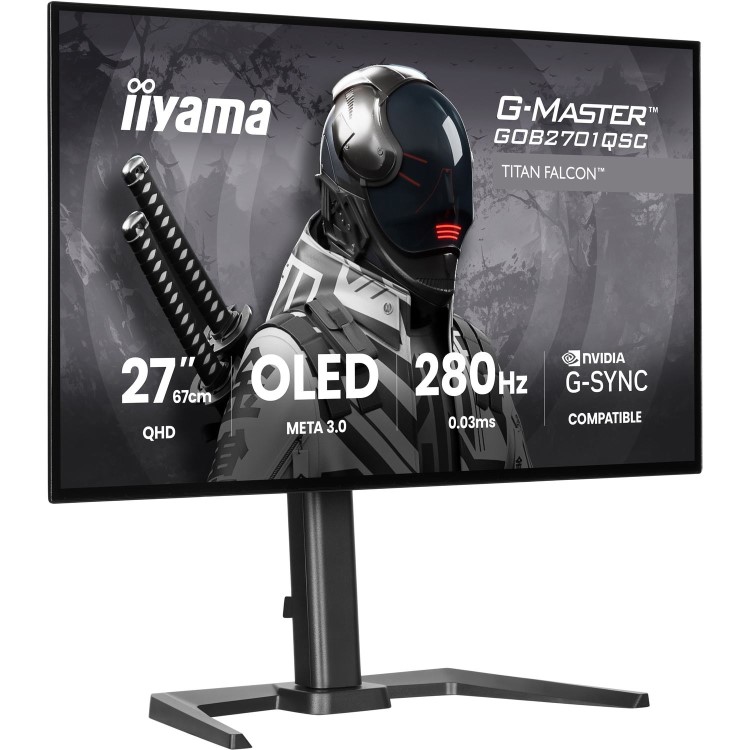 iiyama G-MASTER GOB2701QSC 27" OLED WQHD 280Hz 0.03ms Gaming Monitor