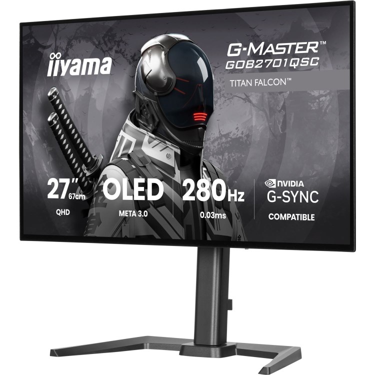iiyama G-MASTER GOB2701QSC 27" OLED WQHD 280Hz 0.03ms Gaming Monitor
