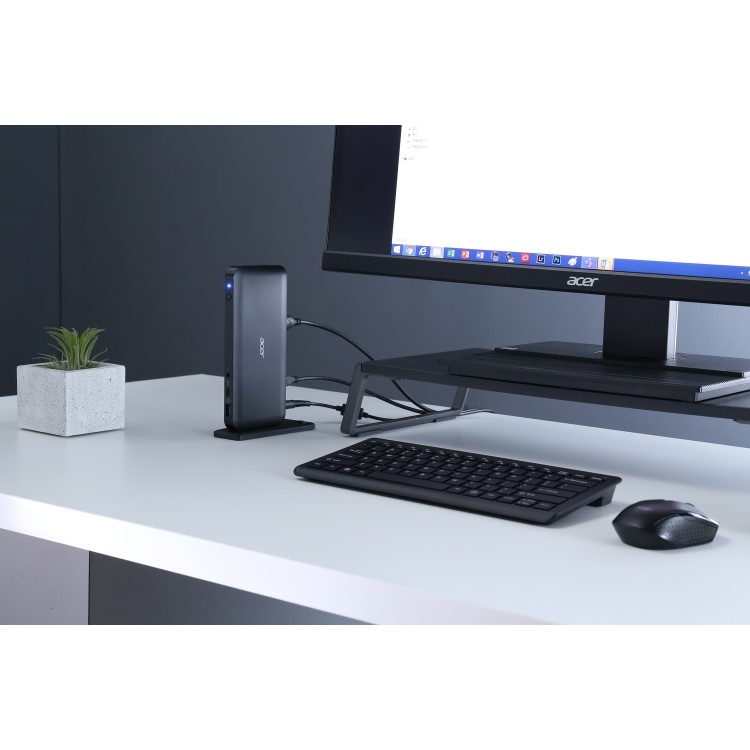 Acer USB TYPE-C DOCKING III UK Power Cord Black