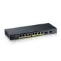 Zyxel GS1100-10HP 8-Port Unmanaged Desktop Gigabit PoE+ Switch