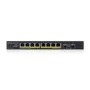 Zyxel GS1100-10HP 8-Port Unmanaged Desktop Gigabit PoE+ Switch