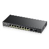Zyxel GS1900-10HP 8-Port Manageable Ethernet Rack-Mountable Switch