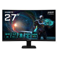 GIGABYTE GS27QCA 27" VA QHD 180Hz 1ms Curved Gaming Monitor