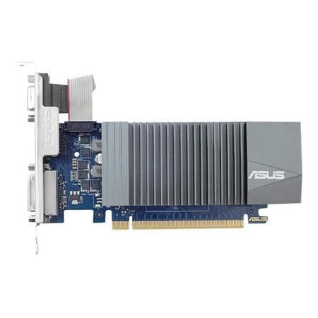 Asus GT710-SL-1GD5-BRK - Graphics card - GF GT 710 - 1 GB GDDR5 - PCIe 2.0 low profile - DVI D-Sub HDMI - fanless