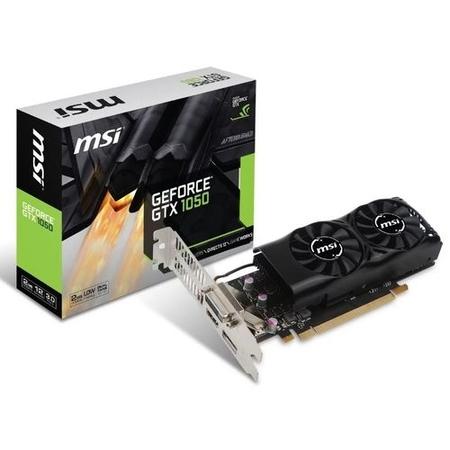 MSI GeForce GTX 1050 2GB GDDR5 Low Profile Graphics Card