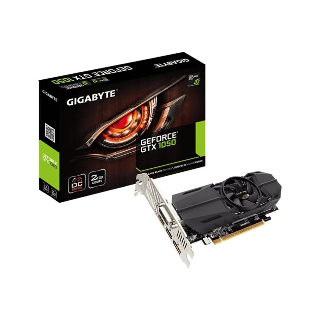 Gigabyte GeForce GTX 1050 2GB GDDR5 OC Low Profile Graphics Card