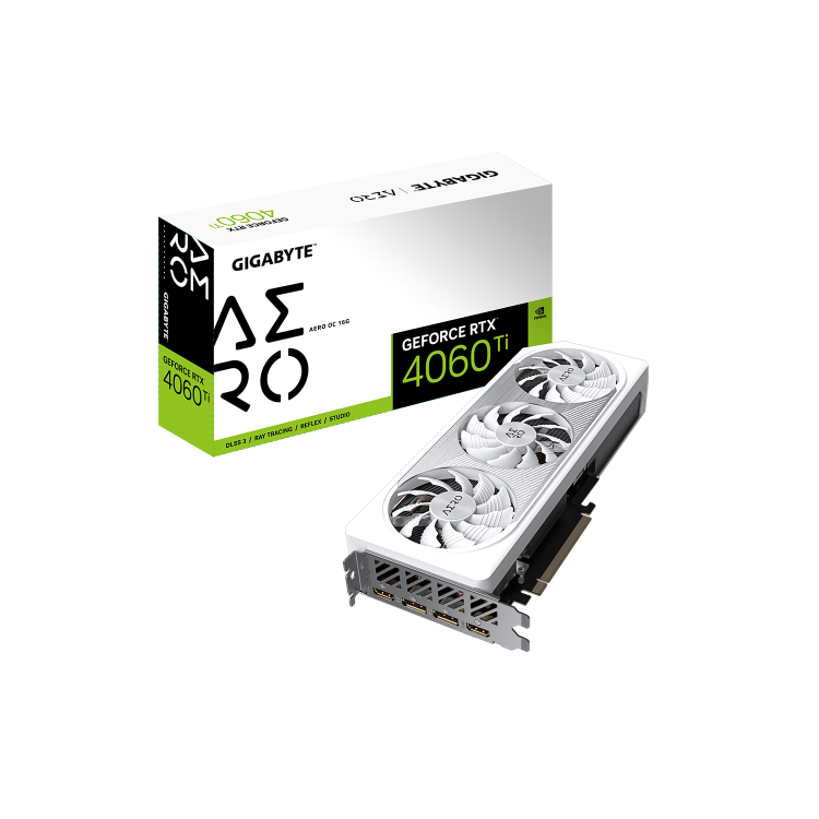 Gigabyte NVIDIA GeForce RTX 4060 Ti 16GB 2595MHz  AERO OC Graphics Card