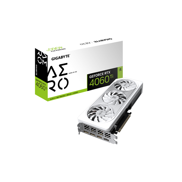 Gigabyte NVIDIA GeForce RTX 4060 Ti 8GB 2580MHz AERO OC Graphics Card