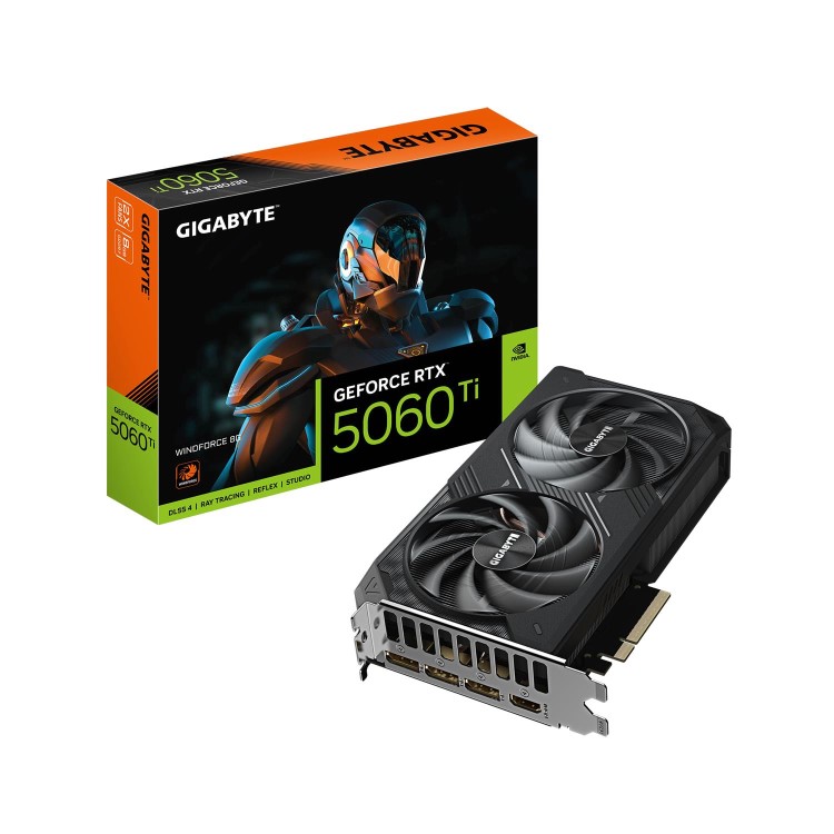 GIGABYTE GeForce RTX 5060 Ti WINDFORCE 8GB GDDR7 Graphics Card