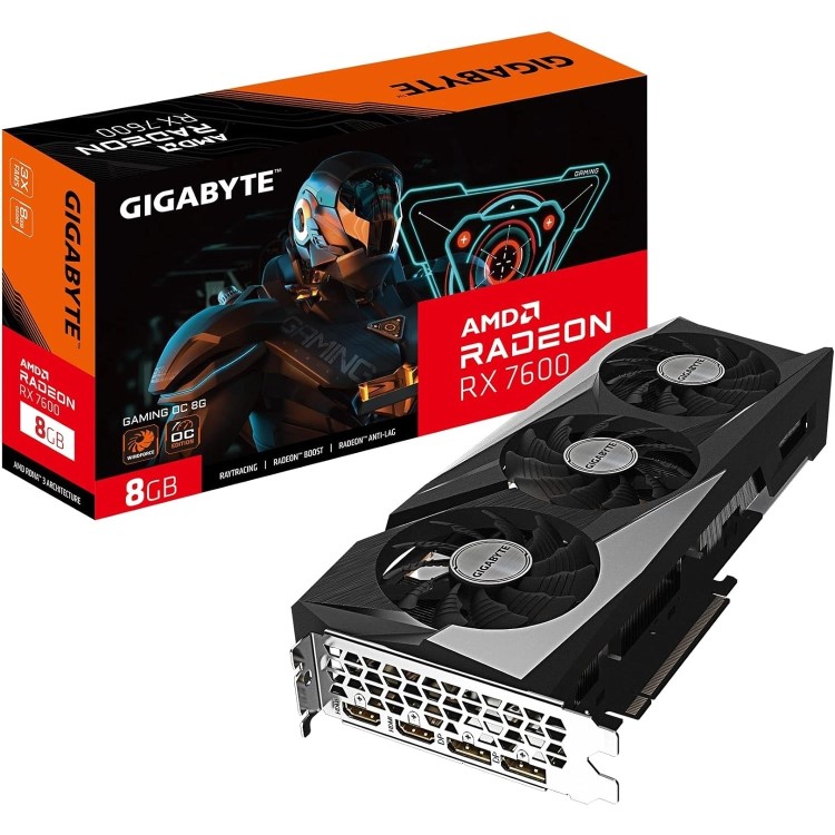 Gigabyte Radeon RX 7600 OC 8GB GDDR6 Graphics Card