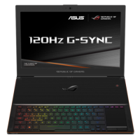 Asus ROG Zephyrus GX501 Core i7-7700HQ 16GB 512GB SSD GeForce GTX 1070 15.6 Inch Windows 10 Ultra Thin Gaming Laptop