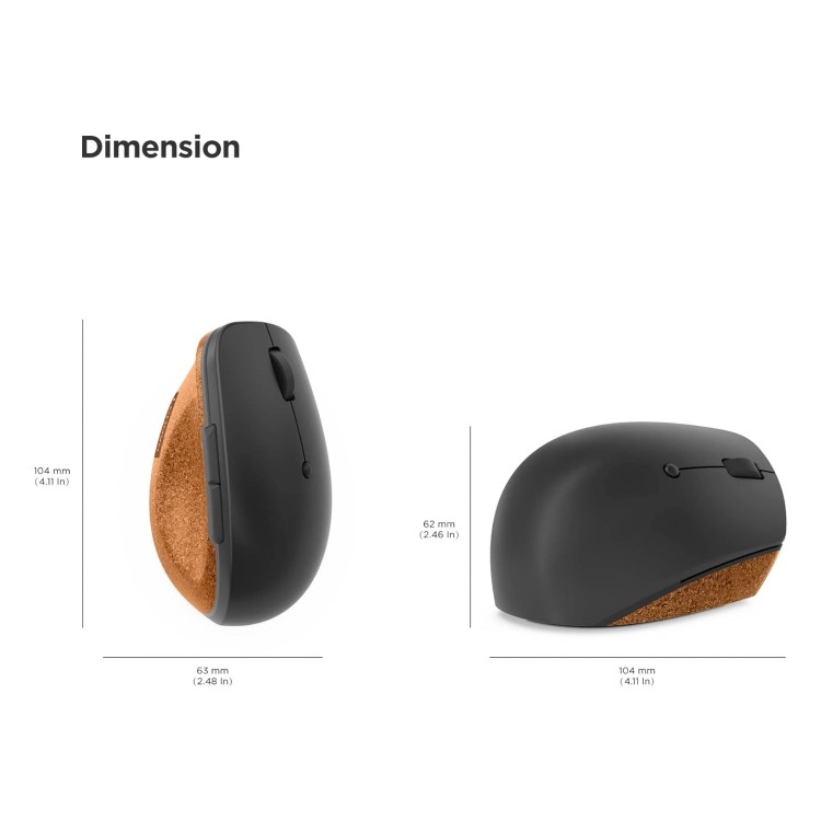 Lenovo Go Wireless Mouse Storm grey