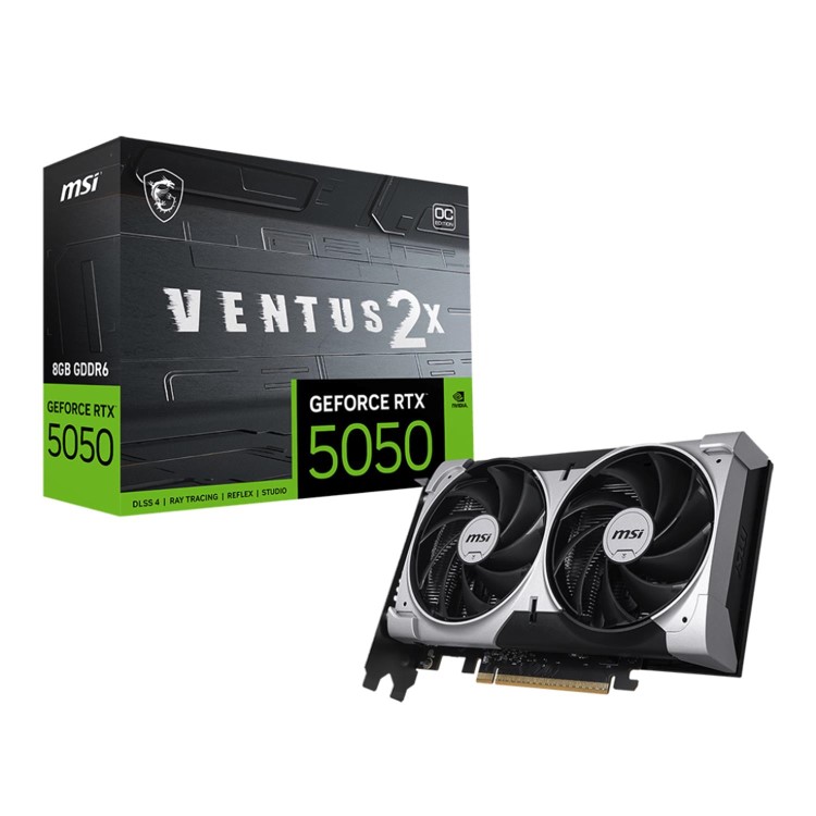 MSI GeForce RTX 5050 8G VENTUS 2X OC Graphics Card