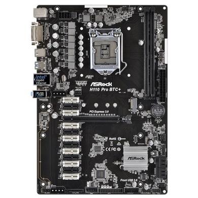 Asrock H110 PRO BTC+ Intel Socket 1151 ATX Motherboard