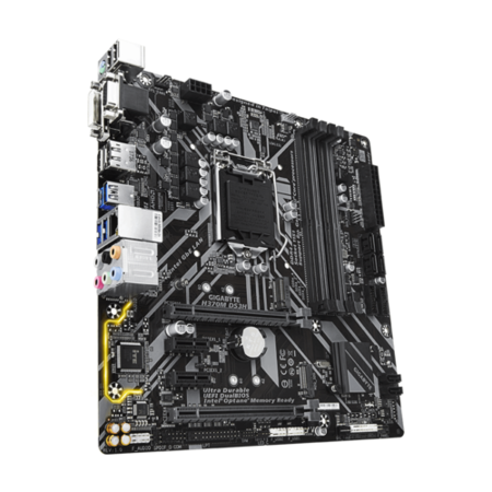 Gigabyte H370M DS3H Intel Socket 1151 Micro ATX VGA/DVI-D/HDMI/DisplayPort DDR4 USB C 3.1 Motherboar