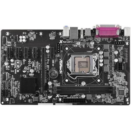 GRADE A1 - ASRock Intel H81 Pro BTC DDR3 LGA 1150 ATX Motherboard