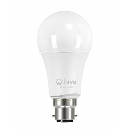 Hive Active Light Colour Changing Bulb with B22 Bayonet Ending - works with Alexa
