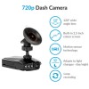 GRADE A1 - VIZ 720p HD car dashboard camera with  wide angle 2.5 Inch  colour screen