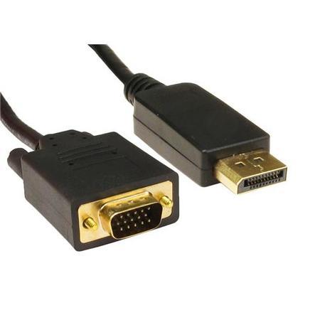 2m Display Port Male - VGA Single Link Female Cable